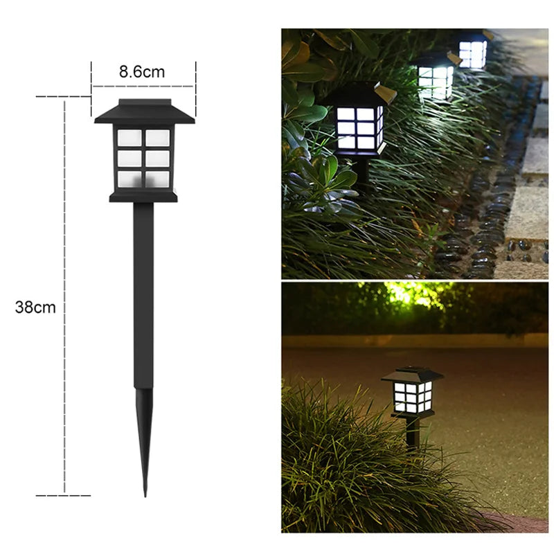 Luces solares de césped LED para sendero IP65